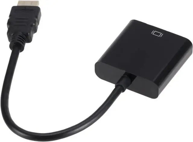 Main image of HD 1080P HDMI to V/GA Converter Cord with Power Supply Male to Female Adapter for P;S/4 TV Box Laptops(Black No Cable)