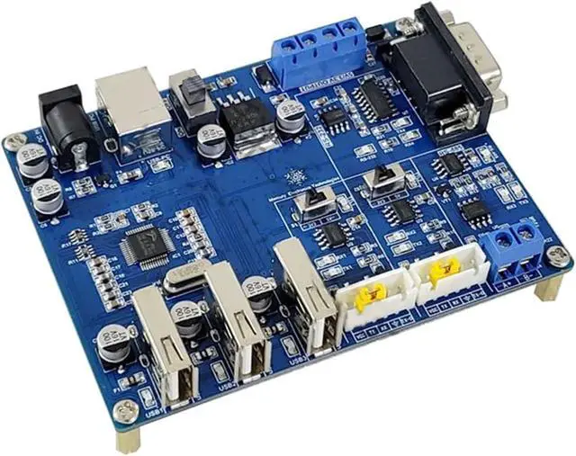 Alt view image 2 of 5 - SuperHub USB to TTL, USB to RS232, USB to RS485 Serial Port Adapter Expanding USBHUB Multi-Port