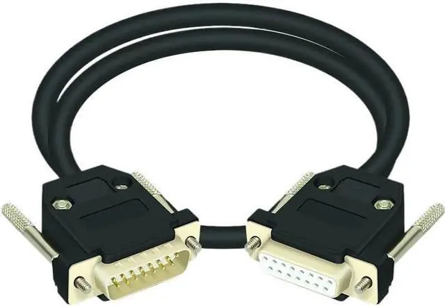Main image of DB25 D-Sub Rail Mount Lnterface Module RS232 Cable to DB25 Male Or Female Baord Connector Serial Null Modem Cable(White)