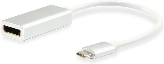 Main image of Equip 133458 USB Type C DisplayPort White Cable Interface/Gender Adapter Cable Interface/Gender Adapter (USB Type C, DisplayPort, Male/Female, 0.15 m, White)