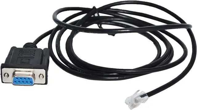 Alt view image 2 of 5 - RS232 RJ11 RJ12 to DB9 9-PIN 6P4C Adapter Serial Cable Fit Compatible DMKE J6 RS-232 Port Parameter DEBUGGER Console Controller KABLE(1.8M)