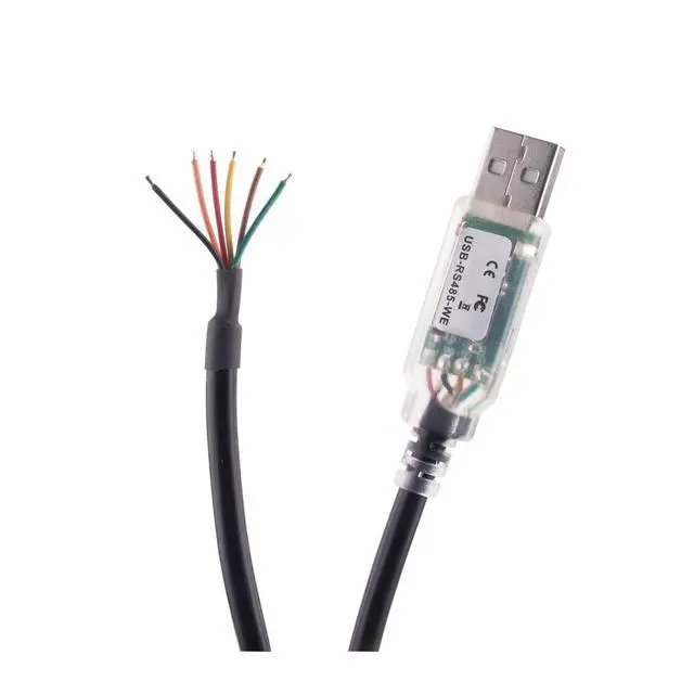 Alt view image 4 of 6 - USB to RS485 Serial Port Converter Adapter Cable 6Pin Wire End F/;TD/;1 Chip Supports Windows 10 8 7 XP and M OS