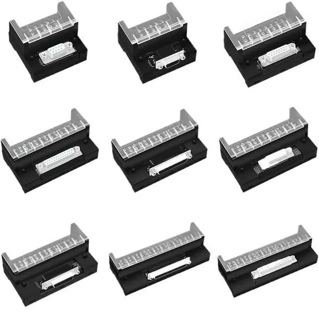 Alt view image 4 of 5 - Rail and Screw Mount DSUB DB26 Header Interface Module, Vertical and Horizontal Type with Du/*st Cover DB26 Cable(DB26M IO Cable 1M)