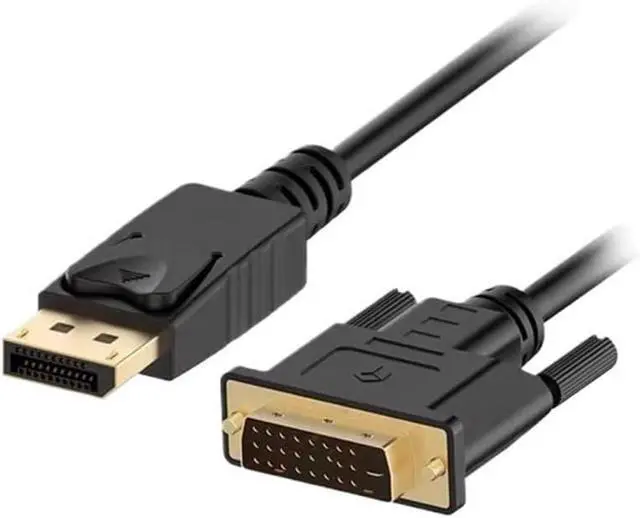 Alt view image 2 of 4 - DisplayPort DP to DVI Adapter Connecto Cable Conversion Line 1.8M FHD 1920 * 1080P for Desktop PC TV M>oni>tor Projector