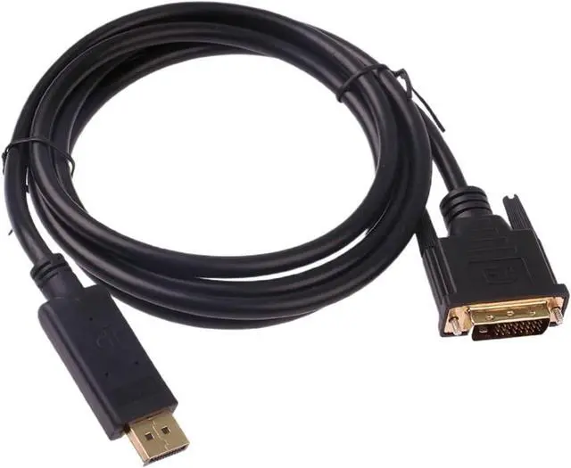 Alt view image 4 of 4 - DisplayPort DP to DVI Adapter Connecto Cable Conversion Line 1.8M FHD 1920 * 1080P for Desktop PC TV M>oni>tor Projector