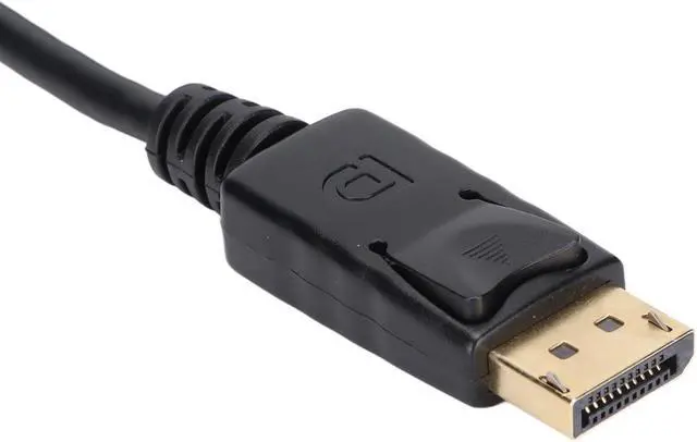 Alt view image 2 of 7 - HD Multimedia Interface to DisplayPort Converter Cable, 4K Ultra HD Resolution, Male to Female Extension Adapter Cord, Compatible with Laptops, Desktops and Large Visual Monitors,