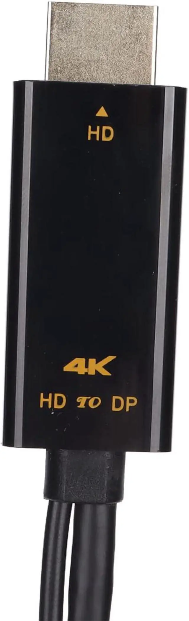 Alt view image 6 of 7 - HD Multimedia Interface to DisplayPort Converter Cable, 4K Ultra HD Resolution, Male to Female Extension Adapter Cord, Compatible with Laptops, Desktops and Large Visual Monitors,