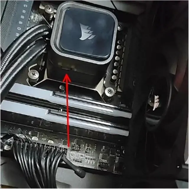 Alt view image 3 of 5 - ICUE Water Cooling Power Supply Cables ICUE H100i/ H115i/H150i Elite Water Cooler O-USB C Power Cable(for 3 Fans)