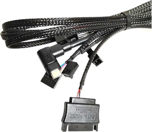 Alt view image 4 of 5 - ICUE Water Cooling Power Supply Cables ICUE H100i/ H115i/H150i Elite Water Cooler O-USB C Power Cable(for 3 Fans)