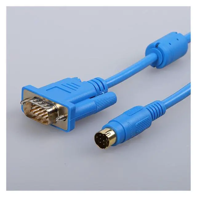 Alt view image 3 of 5 - Suitable Veinview MT6000 SeriesToch Screen Connect to FX Series PLC Programming Cable MT6000-FX MT8000-FX (Color : White Color, Size : 2.5M)