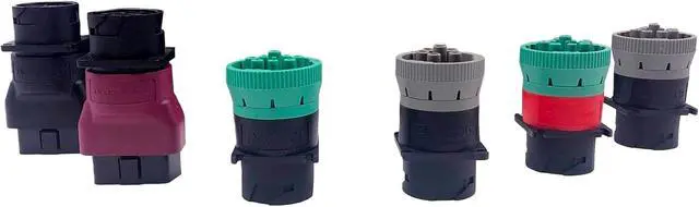 Alt view image 2 of 2 - Diesel Laptops Master Adapter & Convertor Cable Set for 9-Pin, 6-Pin, OBDII, CAT9, CAN3, Paccar, & More