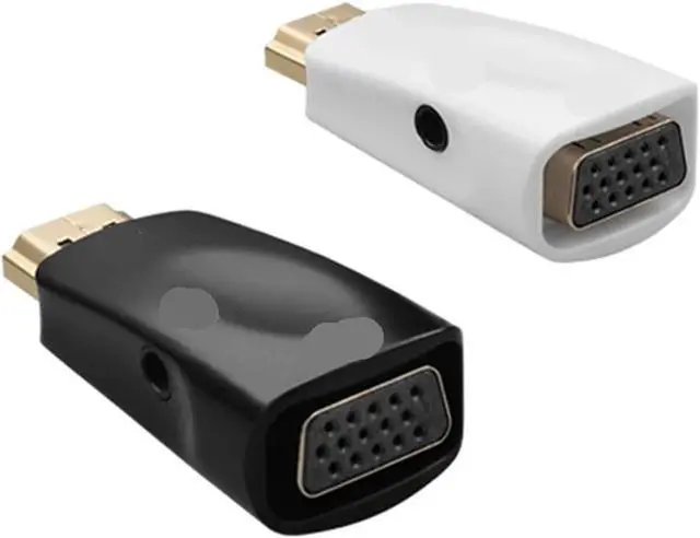 Alt view image 4 of 5 - HD Male to V/GA Female Adapter HDMI-Compatible 1080P 720P Cord Converter for PC TV Box Computer Display Projector