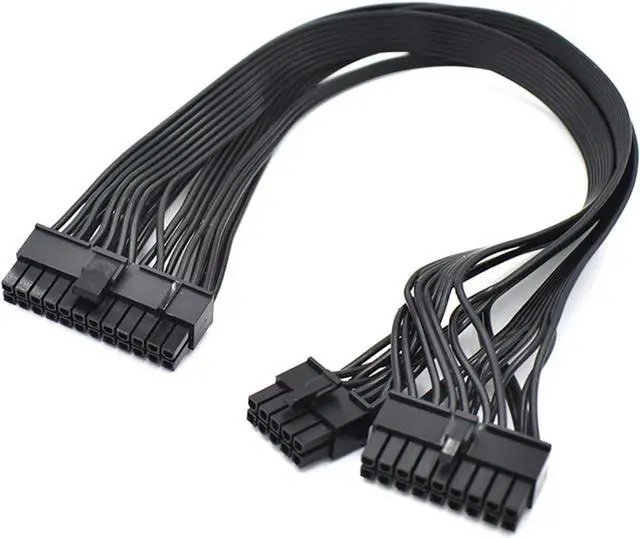 Main image of 40cm 18 Pin+10 Pin to 24 Pin ATX PSU Power Adapter Cable for Seasonic + KM3 XP2 XM2 XP3 Series PSUs