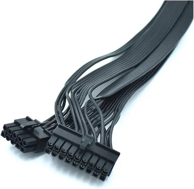 Alt view image 2 of 3 - 40cm 18 Pin+10 Pin to 24 Pin ATX PSU Power Adapter Cable for Seasonic + KM3 XP2 XM2 XP3 Series PSUs