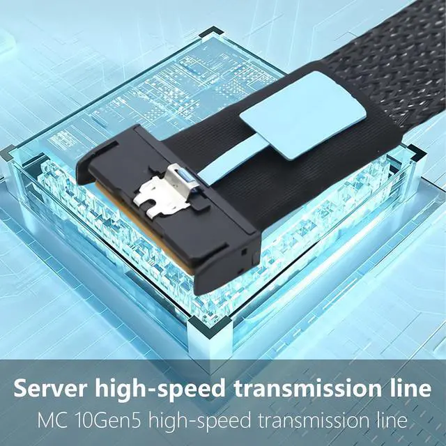Alt view image 6 of 7 - 8i 74Pin to Two 8611 Interfaces Conversion Adapter Cable Extender Cord for Hard Disk Server Cable 50CM