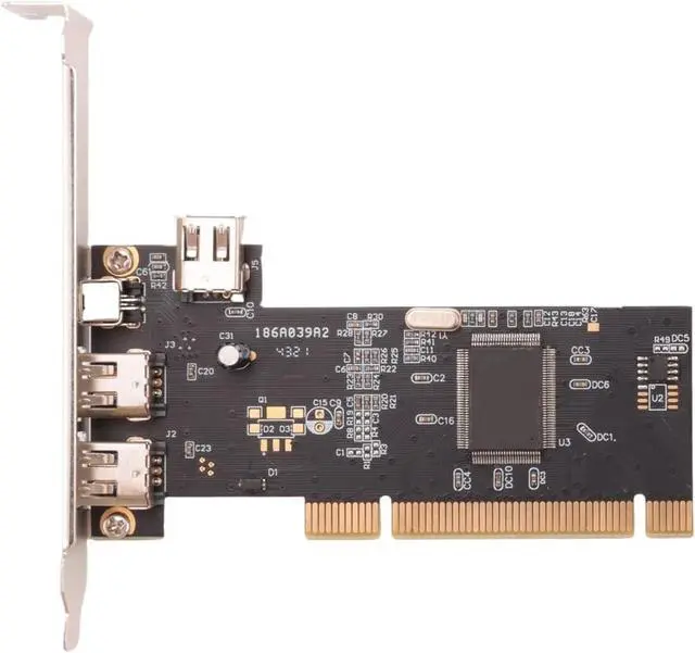 Main image of 3 Port IEEE 1394 Firewire Card PCI Firewire Adapter IEEE 1394 PCI Controller Card for Desktop PC