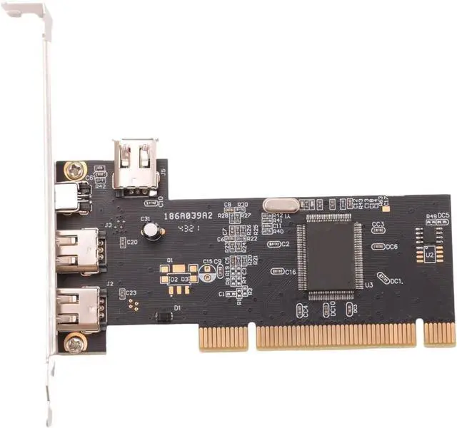 Alt view image 2 of 6 - 3 Port IEEE 1394 Firewire Card PCI Firewire Adapter IEEE 1394 PCI Controller Card for Desktop PC