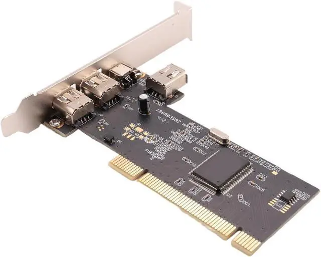 Alt view image 3 of 6 - 3 Port IEEE 1394 Firewire Card PCI Firewire Adapter IEEE 1394 PCI Controller Card for Desktop PC
