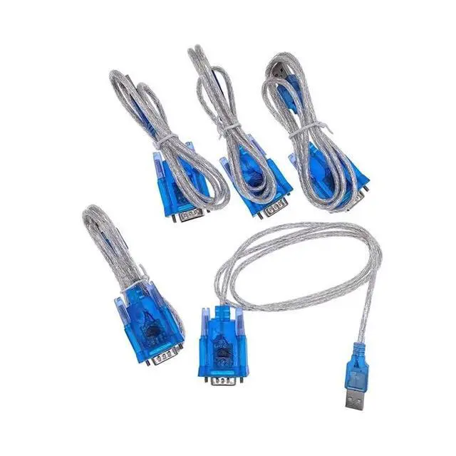Alt view image 2 of 6 - 2Pcs CH340 USB to RS232 Serial Port 9 Pin DB9 Cable Serial COM Port Adapter Convertor Total Length 80cm