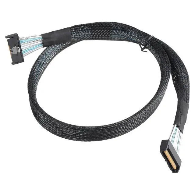 Alt view image 7 of 7 - High Speed 8i 74P Male to 2xSFF 8654 4I Male Extension Cable Adapter Cable Data Transfer Server Cable