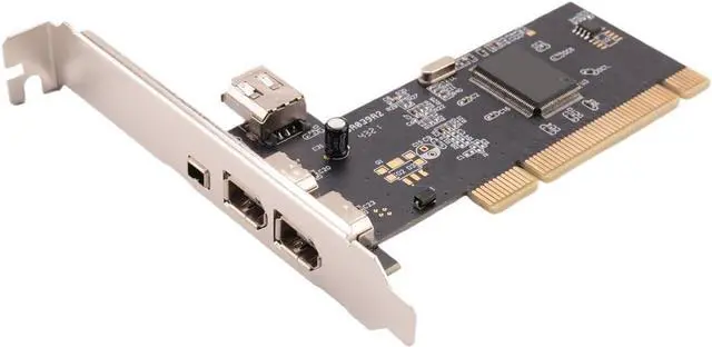 Alt view image 6 of 6 - 3 Port IEEE 1394 Firewire Card PCI Firewire Adapter IEEE 1394 PCI Controller Card for Desktop PC