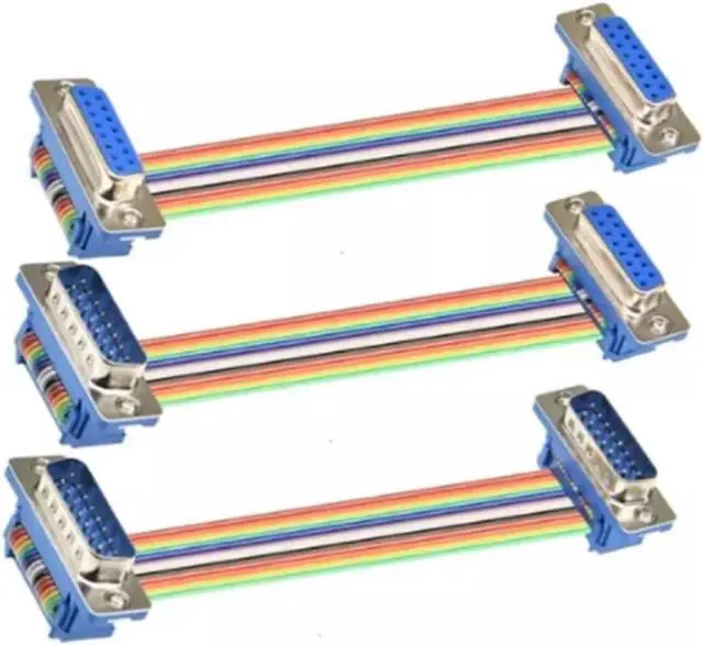 Main image of 1pcs DB9 DB15 DB25 DB37 DIDC 9 15 25 37Pin Male Female Cable D-SUD Serial Port Connector Adapter RS232(DB37,Female to Female_80CM)