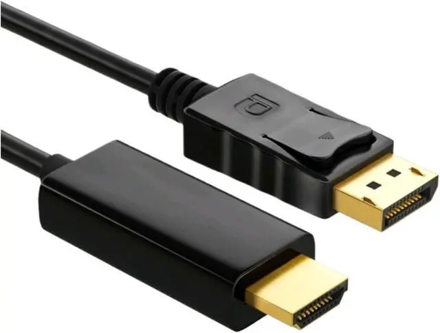 Alt view image 6 of 6 - DP DisplayPort to HDMI Cable DisplayPort Male to Male HDMI Compatible Video Cable for Computer TV Projector M>oni>tor(300cm)
