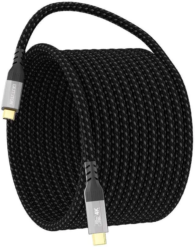 Main image of 20FT usbc to usbc Cable Compatible with Thunderbolt 4/3, 20Gbps High Speed Data Transfer, 100W PD Fast Charging, 4K@60Hz Video Monitor Display Cord,USB 3.2 gen 2 for ssd