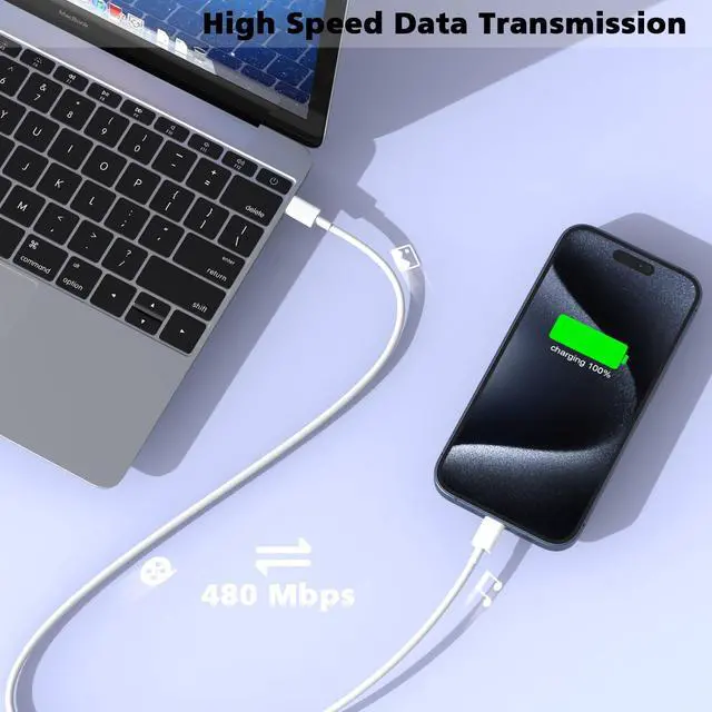 Alt view image 5 of 7 - iPhone 16/15 Charger Fast Charging 20W USB Type C Charger Block 3Pack C Chargers Fast Charging Cord 10FT Long Charger Cable for iPhone16/16 Plus/16 Pro/16 Pro Max,iPhone 15,iPad Pro 12.9"/11",iPad Air