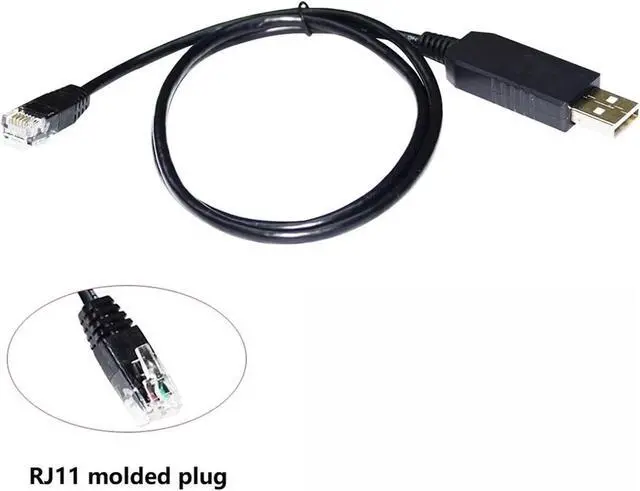 Alt view image 2 of 5 - ZHANGLH F&T>D*I FT232RL CHIP RS232 Serial USB to RJ11 RJ12 6P4C Adapter PC to HBX HANDBOX Console Control Cable for LX200GPS I/O HC(1.8m)