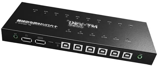Main image of 4/8/16 Port Computer Synchronizer - KVM Switch/Distributor/Controller, USB Keyboard Mouse Sync Controller, Plug and Play, DNF Multi-Open Game Control Synchronizer(16 Ports)
