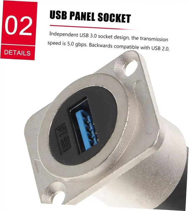 Alt view image 4 of 7 - KICHOUSE 8pcs USB Extension Connector USB Adapters for Desktop Laptop Media Player Industrial Equipment