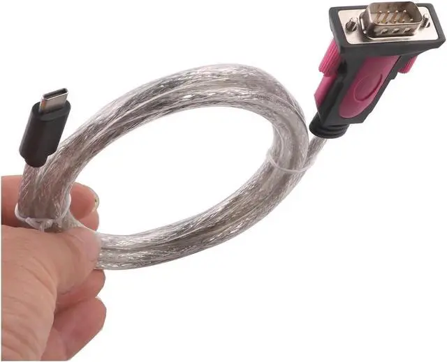 Alt view image 3 of 6 - USB C to DB9 COM Port RS232 Serial Adapter Converter Programming Communication Cable