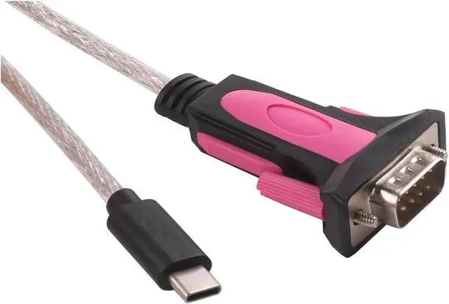 Alt view image 6 of 6 - USB C to DB9 COM Port RS232 Serial Adapter Converter Programming Communication Cable