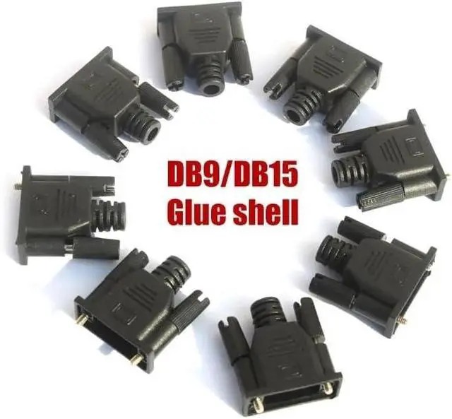 Alt view image 2 of 3 - DB9 DB15 Gen*/eral Molding Outer MOL*/d Housing 4.8/5.3/5.8/6.5/7.5mm Tail Boot Shell 9 Pin 15Pin VGA Serial Port Plug(6.5mm,10pcs)