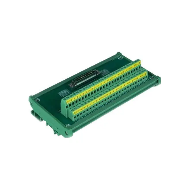 Alt view image 3 of 6 - Guide Rail Terminal Board SCSI14 SCSI20 SCSI26 SCSI36 SCSI50 SCSI68 SCSI100 Adapter Board I/O(SCSI 36P,5PCS)