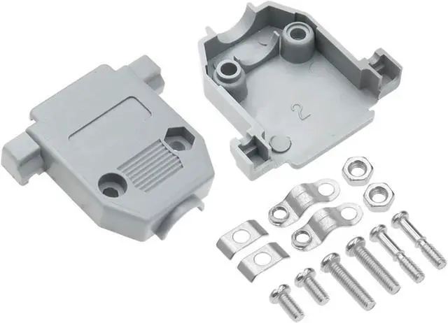 Alt view image 4 of 7 - DB9 DB15 DB25 DB37 Adapter Connector Serial Plug Connectors Hole pin Female Port Socket Plastic Case(Set 9P Male,10PCS)