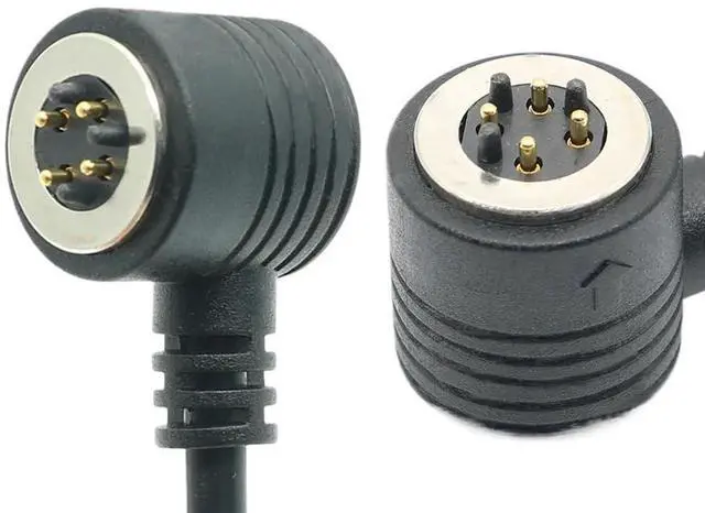 Alt view image 4 of 6 - USB Male Female 4P Pogopin Magnetic Connector 24AWG Strong Suction Fast Charge Power Data Adapter(12mm-4pin-usb Female)