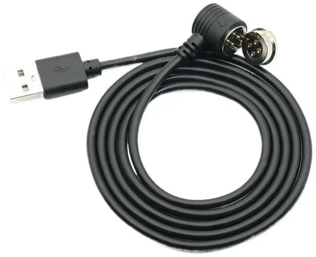 Alt view image 6 of 6 - USB Male Female 4P Pogopin Magnetic Connector 24AWG Strong Suction Fast Charge Power Data Adapter(12mm-4pin-usb Female)