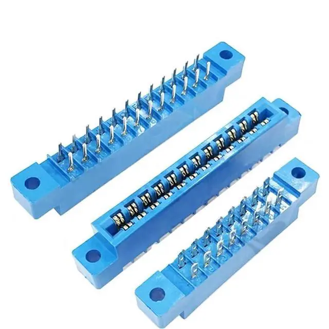 Alt view image 5 of 5 - 2PCS 805 Strip Connector 3.96mm Pitch 12/16/20/24/30/36/44/56P/72 pin PCB Mount Card Edge Connector Socket(Type-A,2x28 56p)