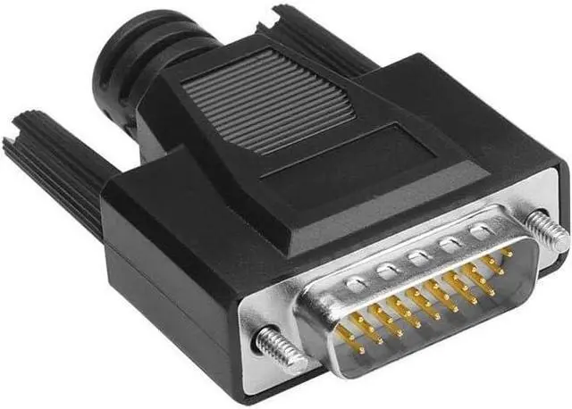Alt view image 7 of 7 - 1pc DB26 Soldering Connector D-SUB HDB26 3 Rows of 26 Pin Plug DB26 Black Male Female Welding Wire Type Connectors(Male-SS)