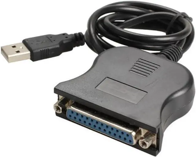 Main image of USB DB25 25Pin Male to Female Printer Parallel Port IEEE 1284 LPT Adapter Converter Cable Cord Parallel Port Converter H8WD