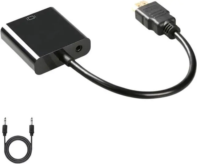 Main image of HDMI to V/GA Adapter Digital to Analog Video Converter Cord Connector for 360 P;S/4 PC TV Box(Audio Black)