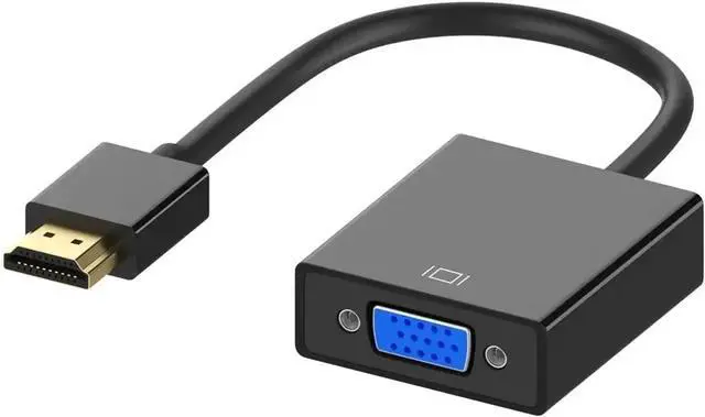 Alt view image 3 of 4 - HDMI to V/GA Adapter Digital to Analog Video Converter Cord Connector for 360 P;S/4 PC TV Box(Audio Black)