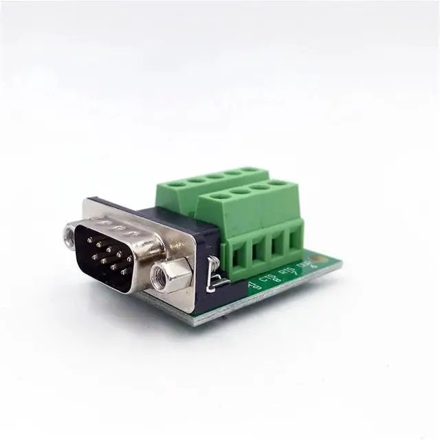 Alt view image 3 of 6 - DB9 Connector Terminal RS232 RS485 Adapter Signals Interface Converter Male Female COM D Sub 9Pin 1Pcs(Golden Female)