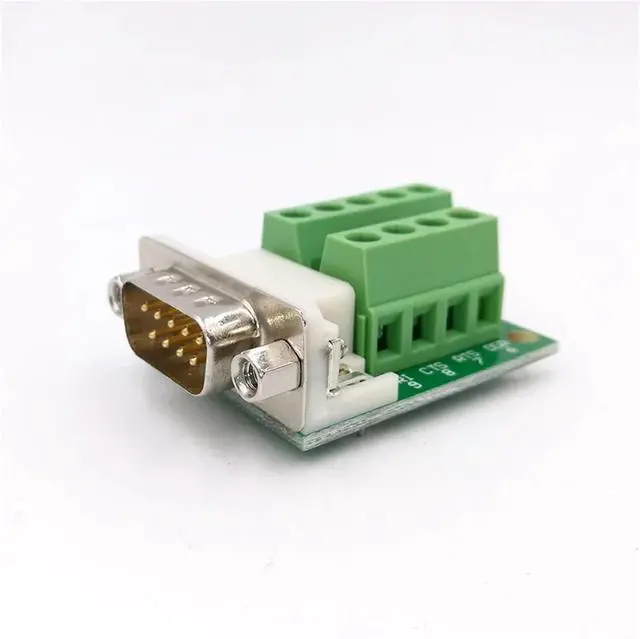 Alt view image 4 of 6 - DB9 Connector Terminal RS232 RS485 Adapter Signals Interface Converter Male Female COM D Sub 9Pin 1Pcs(Golden Female)
