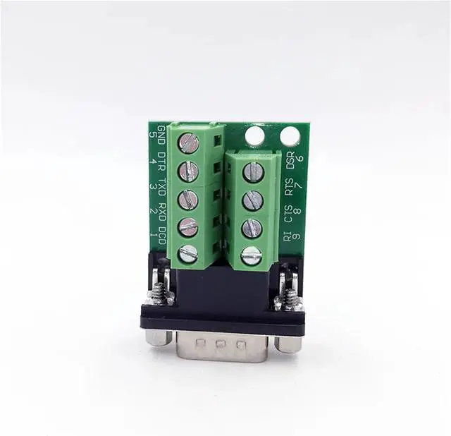 Alt view image 6 of 6 - DB9 Connector Terminal RS232 RS485 Adapter Signals Interface Converter Male Female COM D Sub 9Pin 1Pcs(Golden Female)