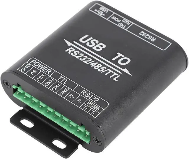 Alt view image 2 of 7 - USB to RS232 RS485 RS422 TTL Converter, Industrial Isolated USB Adapter with Aluminum Alloy Housing, Supports 11 10 8.1 and Android, for Industrial Control Systems