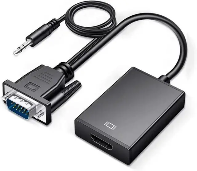 Main image of V/GA to HDMI-Compatible Converter Adapter Cord 1080P with Output HD for PC to HDMI Projector