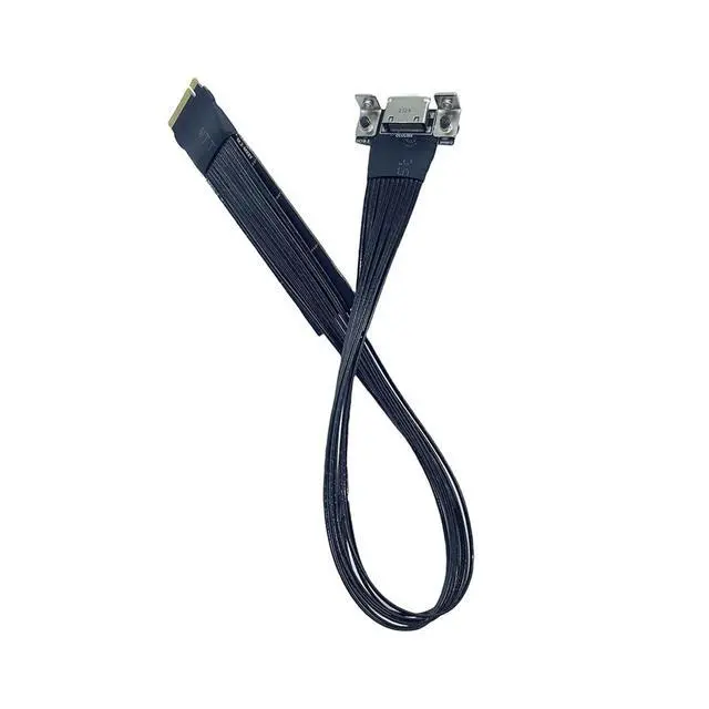 Alt view image 3 of 7 - to 4i SFF8611 Extension Cable Silver Plating Wire for Desktop and Notebook Conversion with Optional Length